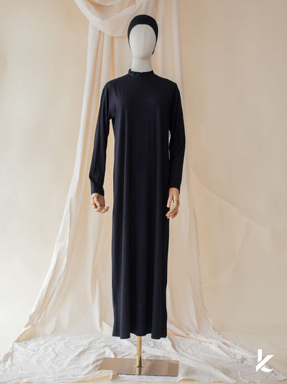 Innerwear Long Dress Sleeve Shirt in Black