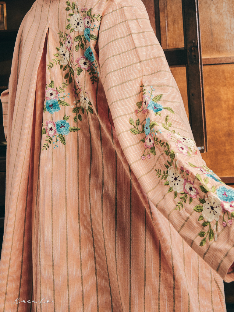 Kebarung Linen Mun in Meliora | Kebaya + Kurung Sulam Klasik Raya 2026