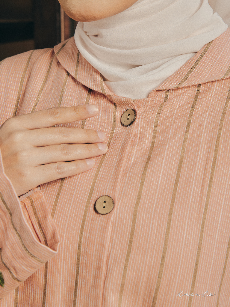 Kebarung Linen Mun in Meliora | Kebaya + Kurung Sulam Klasik Raya 2026