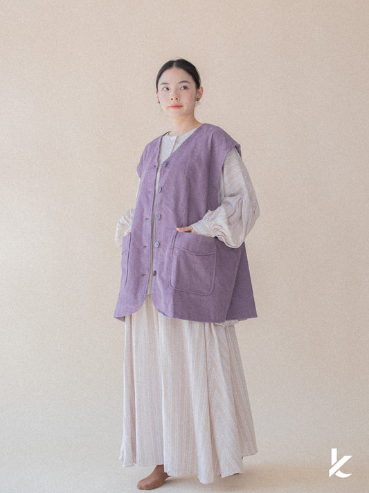 [Kaen.co X Padusi] Odie Vest in Purple