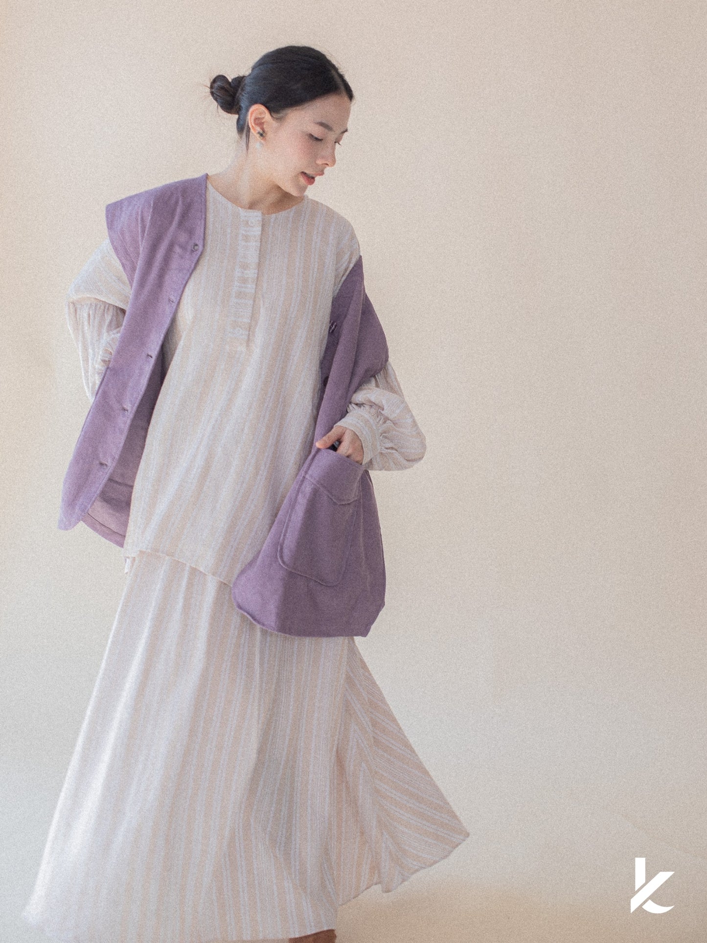 [Kaen.co X Padusi] Odie Vest in Purple