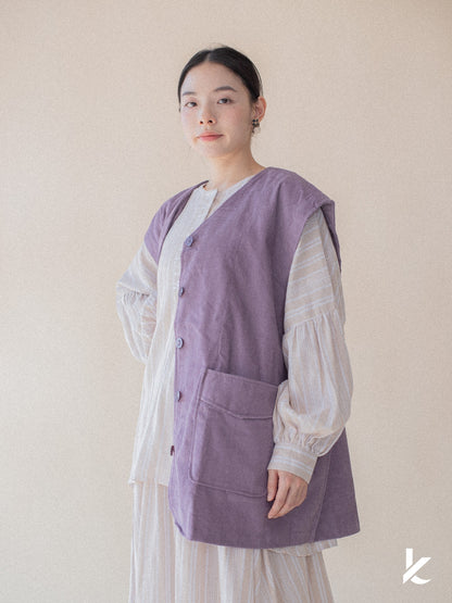 [Kaen.co X Padusi] Odie Vest in Purple