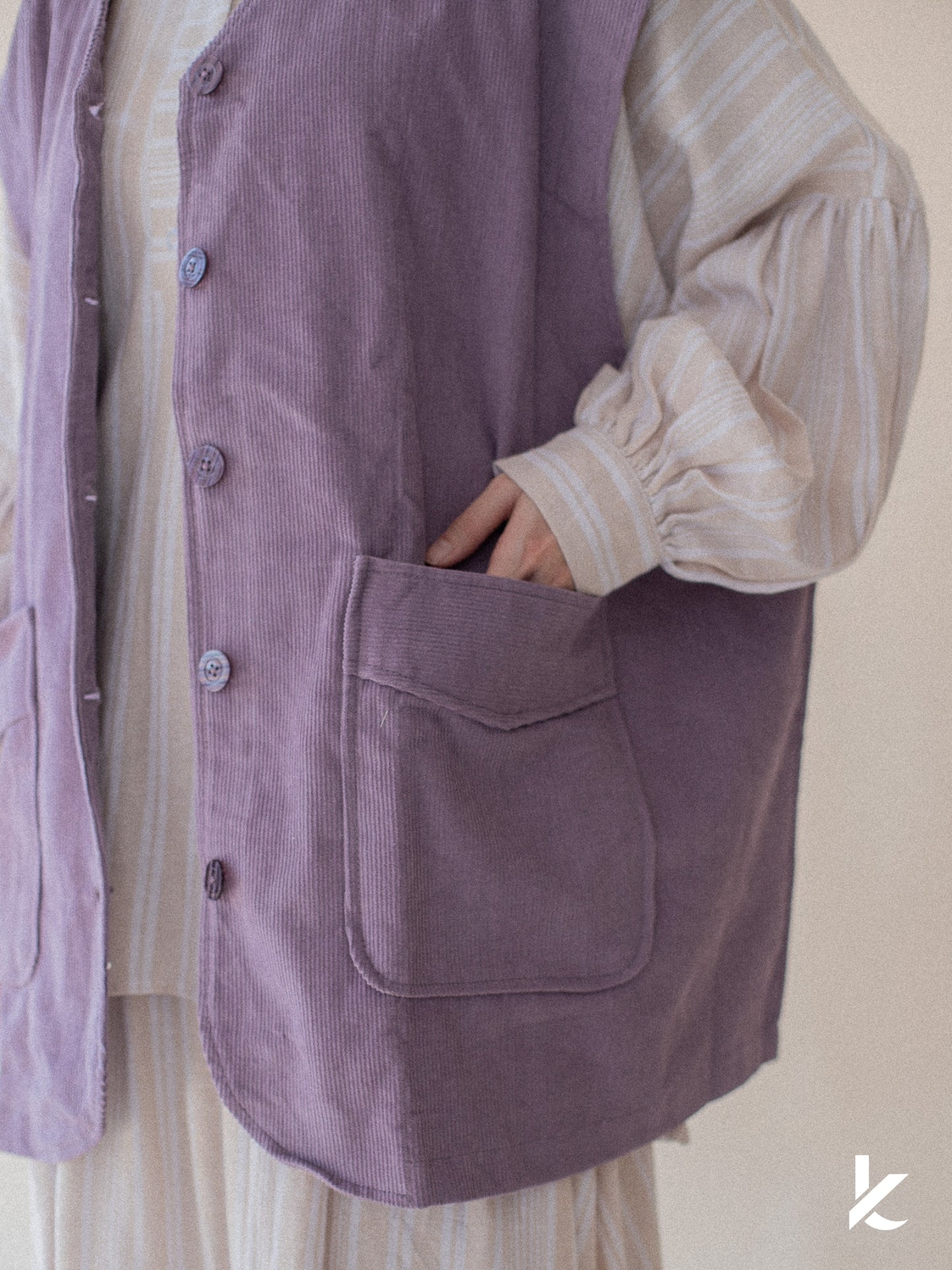 [Kaen.co X Padusi] Odie Vest in Purple