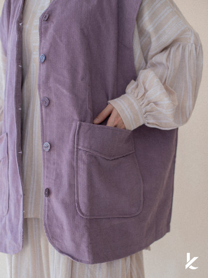 [Kaen.co X Padusi] Odie Vest in Purple