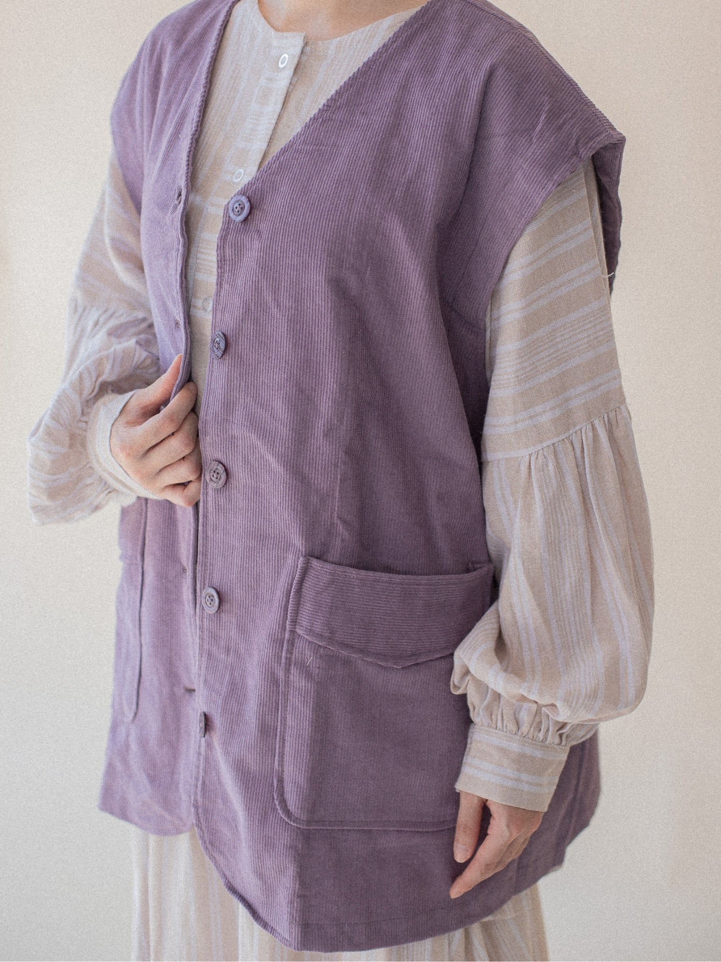 [Kaen.co X Padusi] Odie Vest in Purple