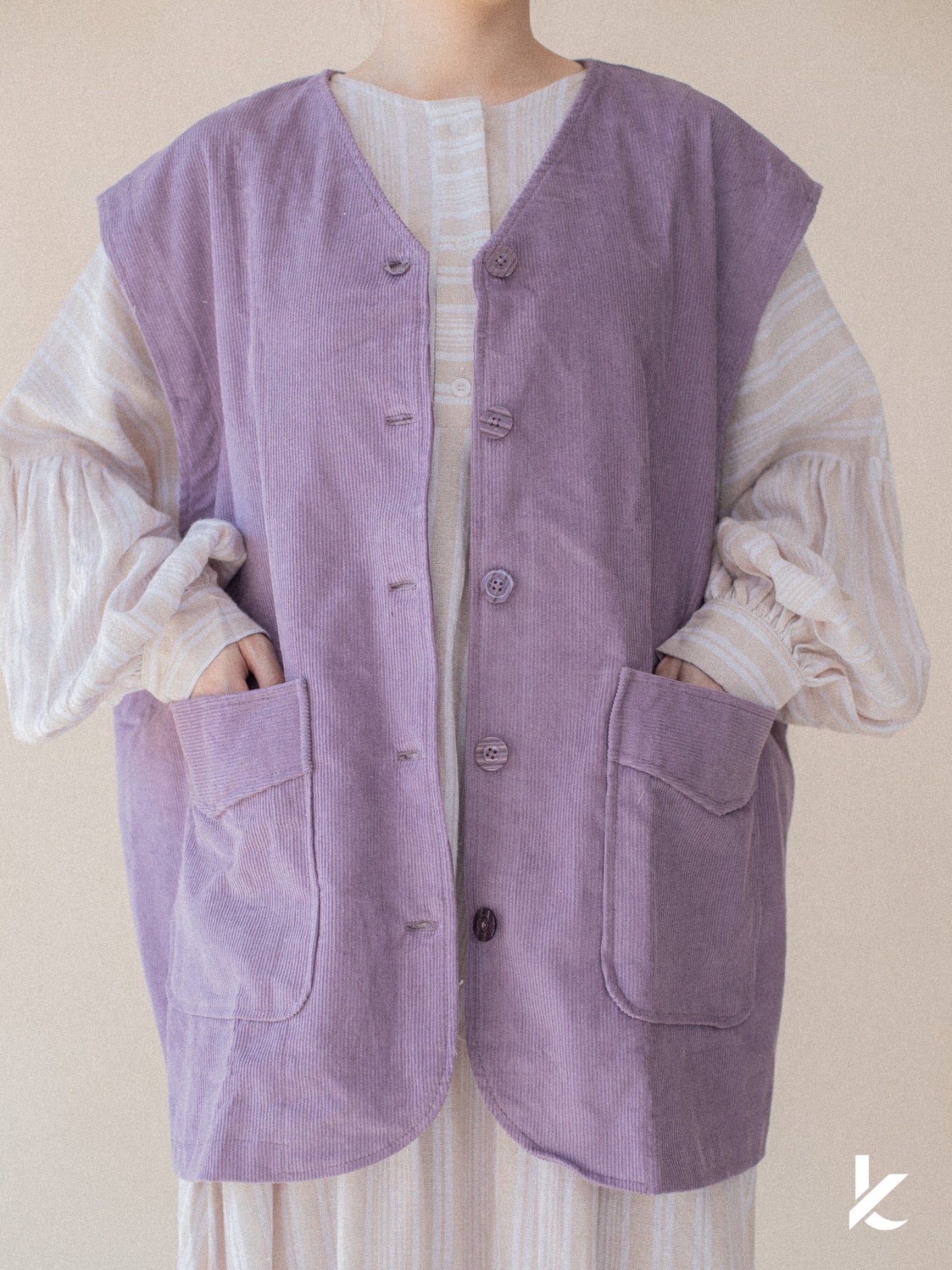 [Kaen.co X Padusi] Odie Vest in Purple