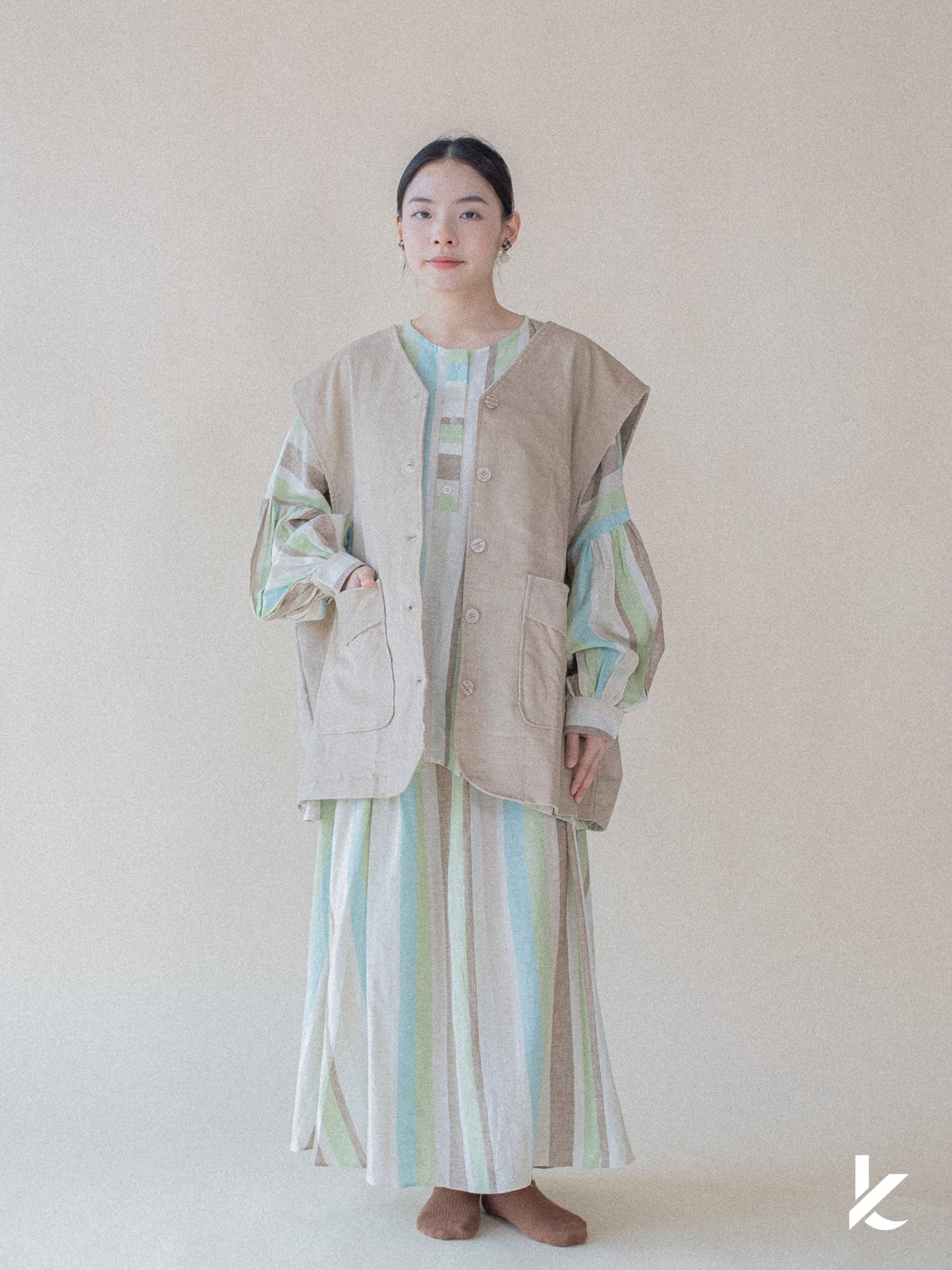 [Kaen.co X Padusi] Odie Vest in Nude