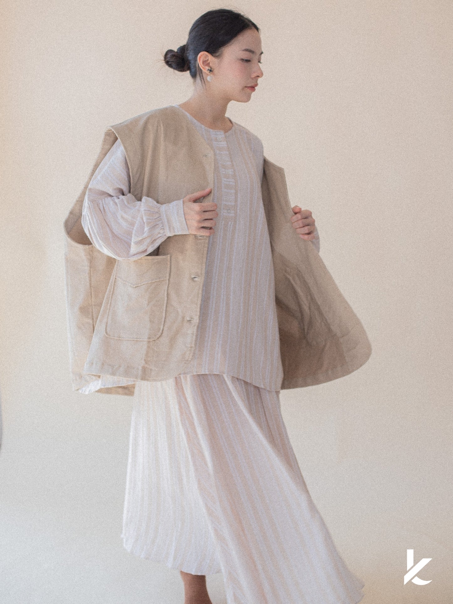 [Kaen.co X Padusi] Odie Vest in Nude