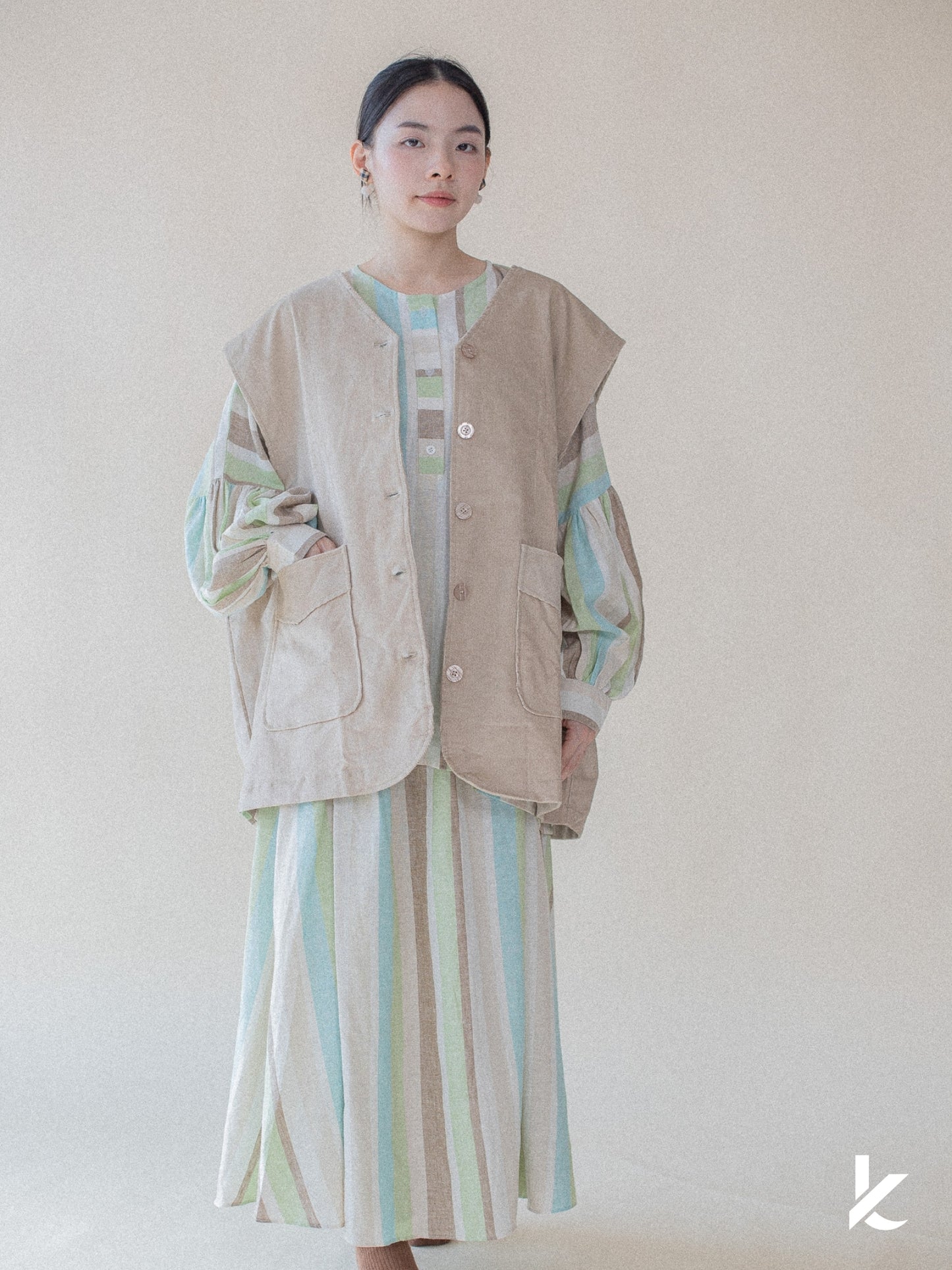 [Kaen.co X Padusi] Odie Vest in Nude