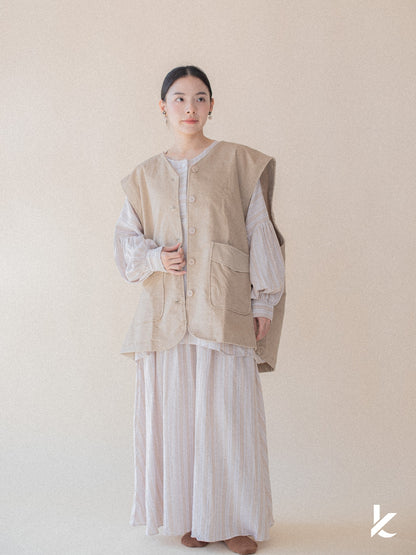 [Kaen.co X Padusi] Odie Vest in Nude