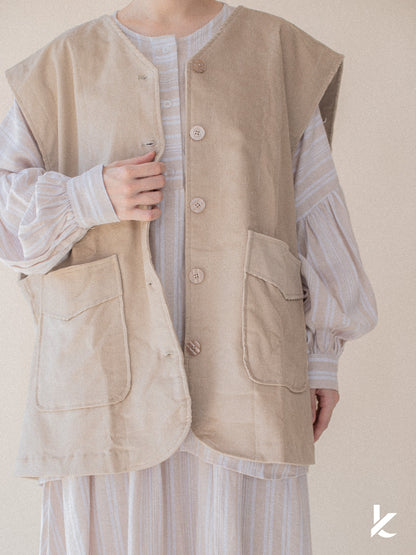 [Kaen.co X Padusi] Odie Vest in Nude