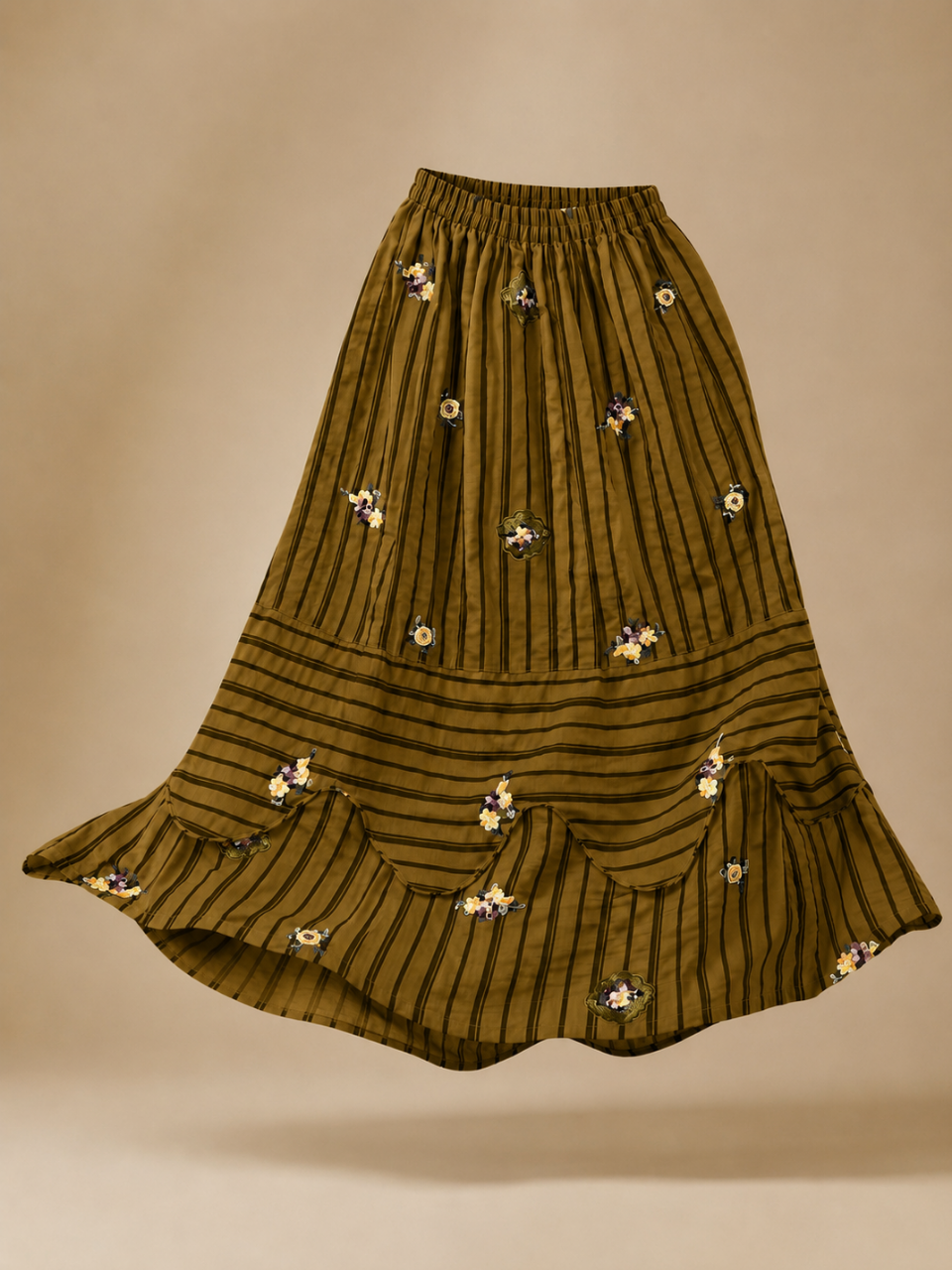 Set Crinkie in Olive Grove