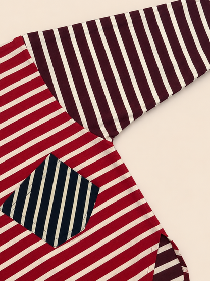 Patchie Tee in Rouge