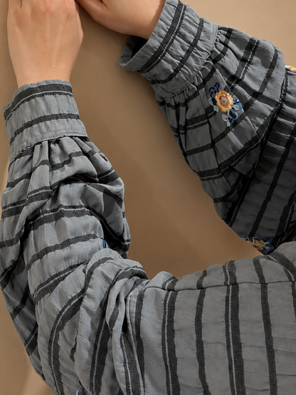 Set Crinkie in Storm Grey