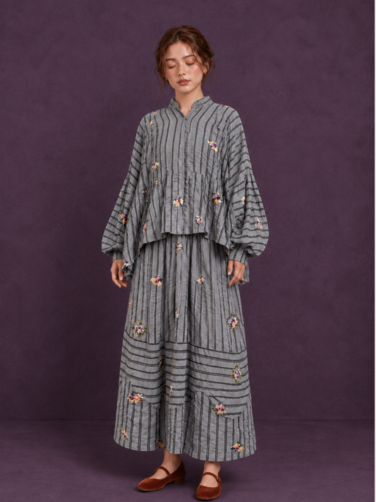 Set Crinkie in Storm Grey