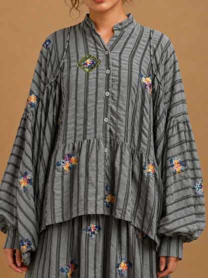 Set Crinkie in Storm Grey