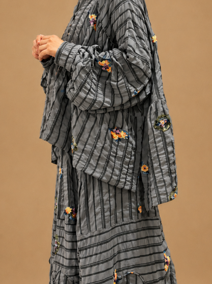 Set Crinkie in Storm Grey