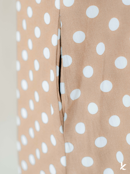 [DRESS ONLY] Ma Cherie Toffee Dot