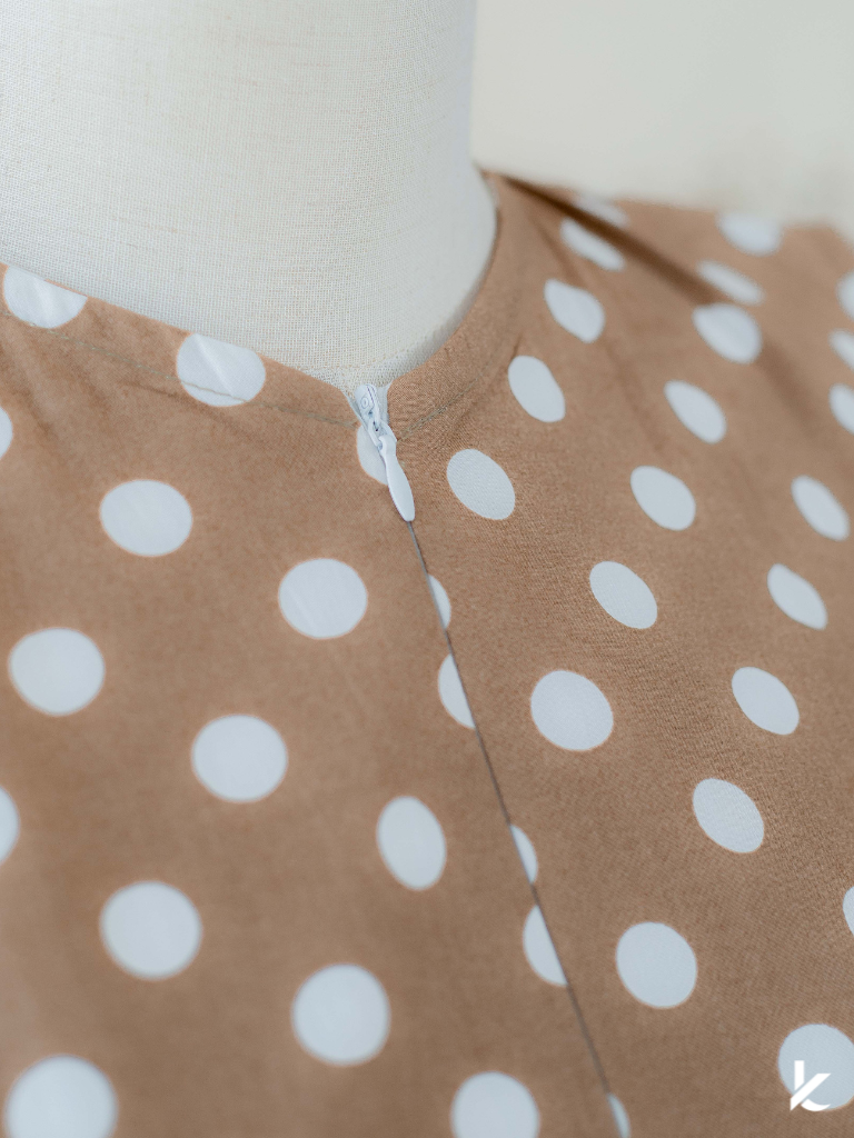 [DRESS ONLY] Ma Cherie Toffee Dot