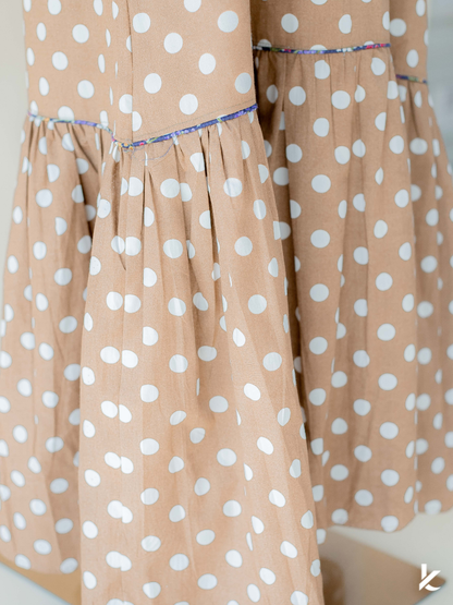 [DRESS ONLY] Ma Cherie Toffee Dot