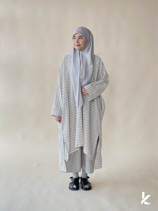 [AS IS] Luna Tunik in Caramel Stripes