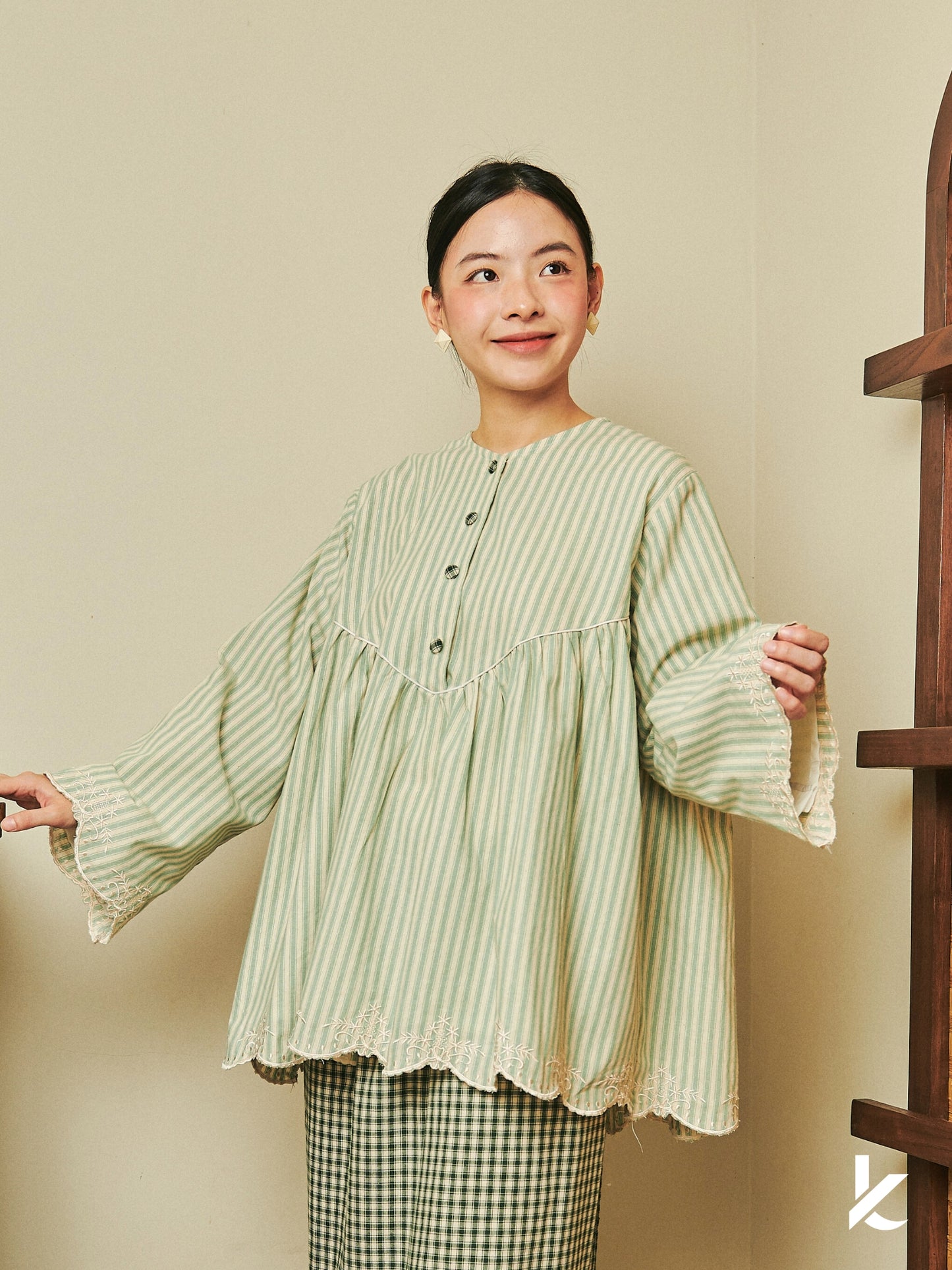[TOP ONLY]  Cutesy Set in Kyomi (FULLY LINED)