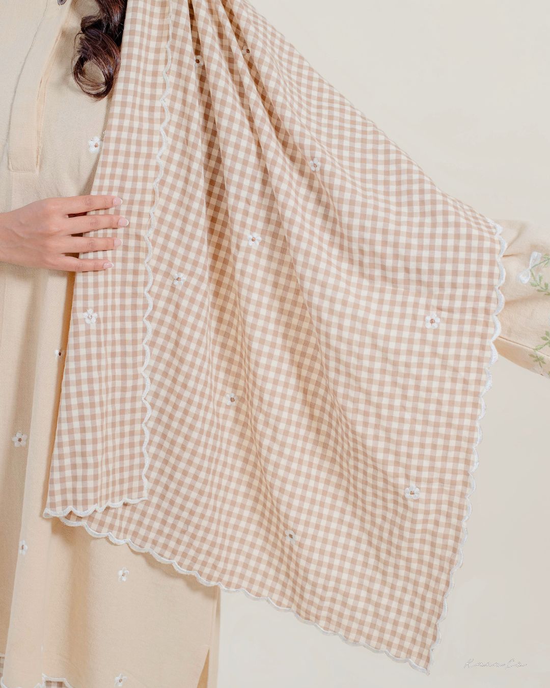 Laima Kurung in Ecru | Raya 2026 Klasik Sulam