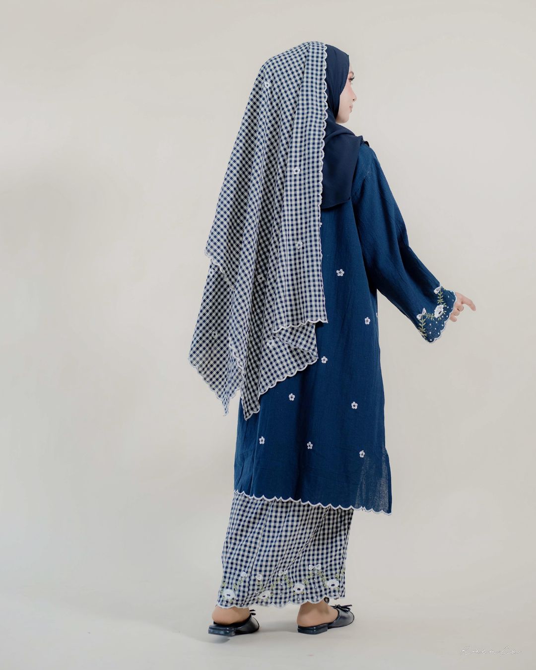 Laima Kurung in Nocturne | Raya 2026 Klasik Sulam