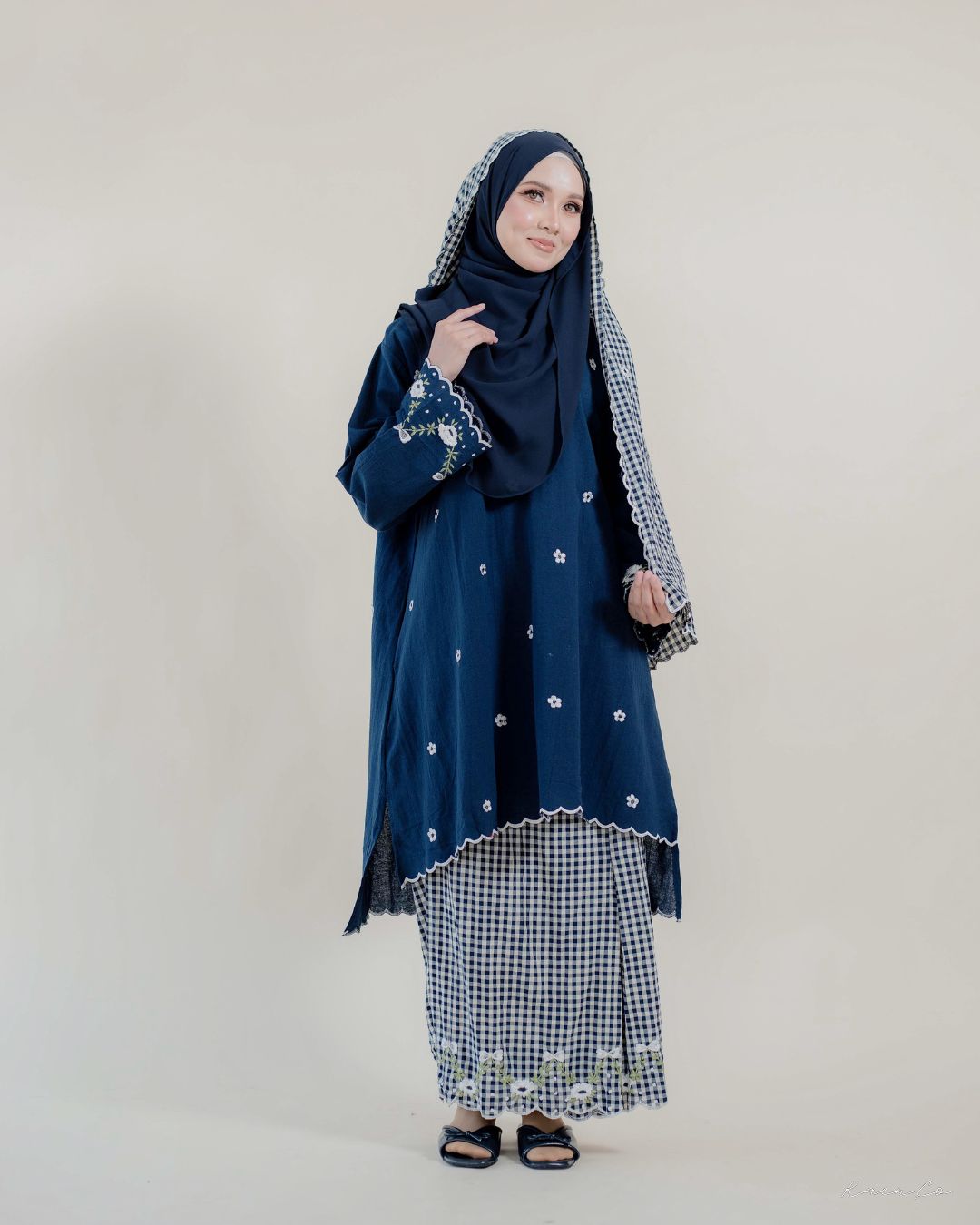 Laima Kurung in Nocturne | Raya 2026 Klasik Sulam