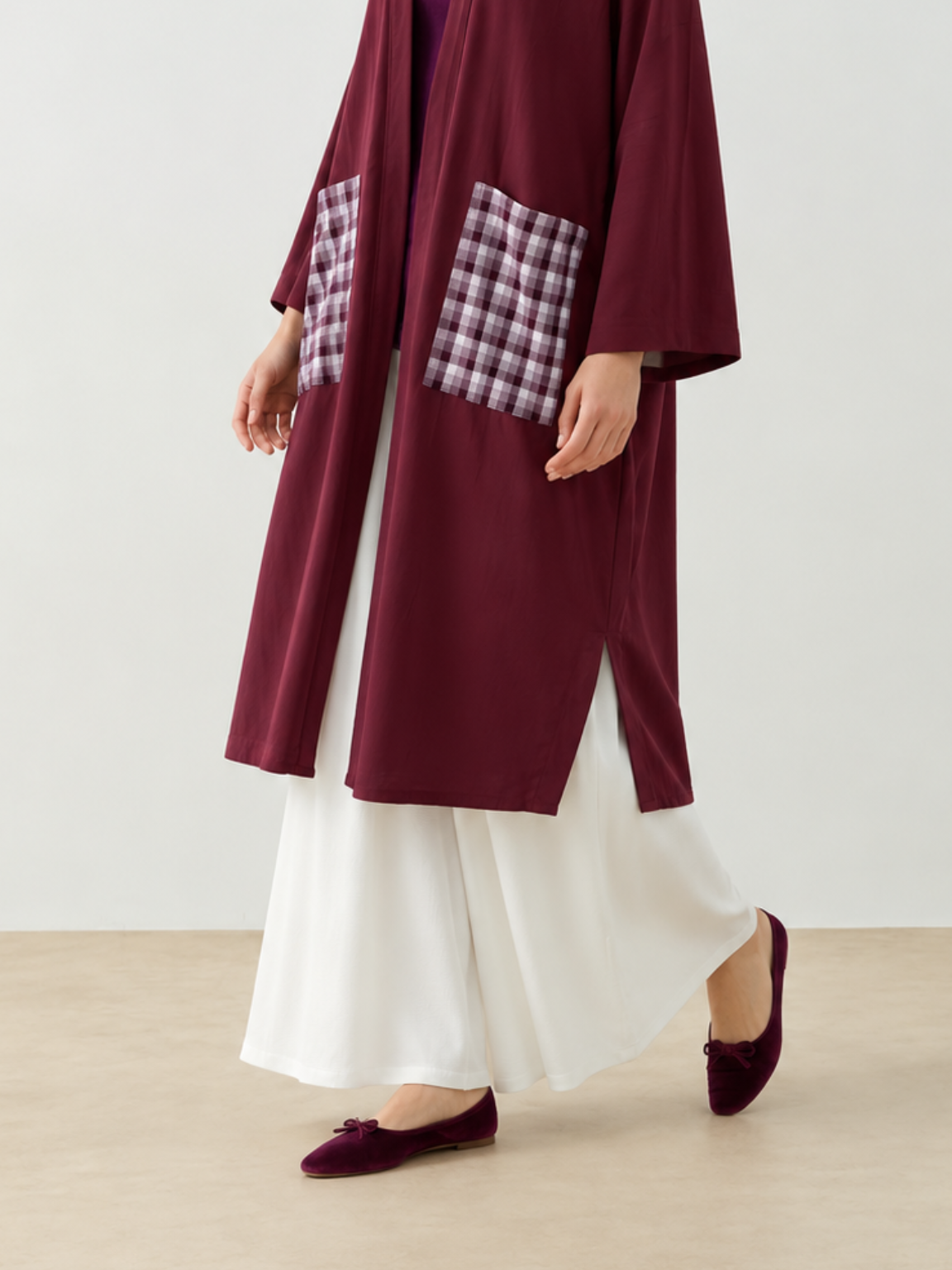 Meko in Aubergine