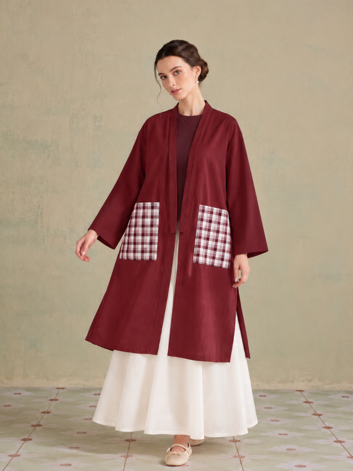 Meko in Aubergine